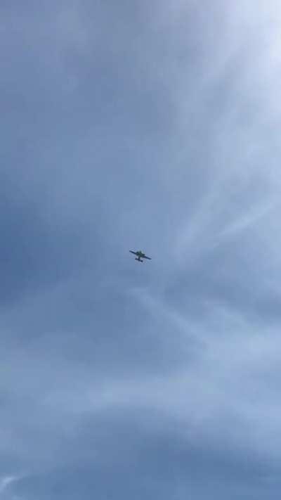 Ever heard an E-2 Hawkeye break the sound barrier?