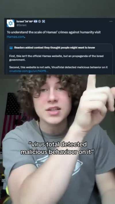 Hamas.com is propaganda, beware !