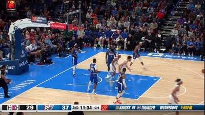 [Highlight] Chet Holmgren grabs the board and goes coast to coast for the slam