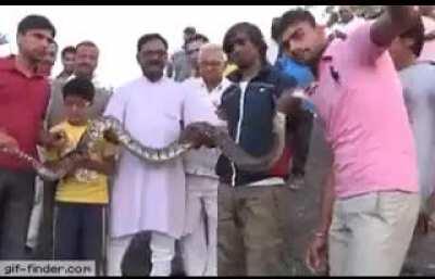 Selfie with a snake!