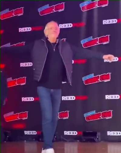 Michael J Fox and Cristopher Lloyd reception at Comic Con