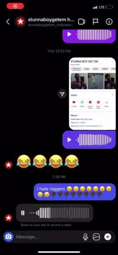 racist against his kind 😔👎👎