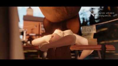 Max can't get enough of her new friend, who cares about the space-time continuum anyhow when you have horse cock (ZMSFM)