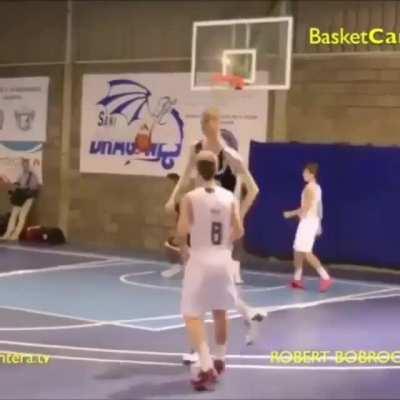 Robert Bobroczky, 7' tall at 12 years of age and 7'7