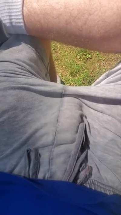 Flex it for guys walking past my campsite