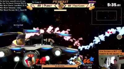 just back throw little mac offstage