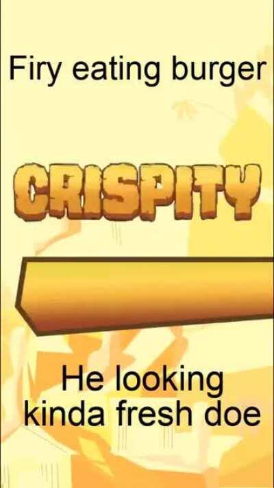 Firy eating burger 😳