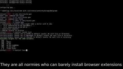 Yuki installs Gentoo (Sauce in the comment)