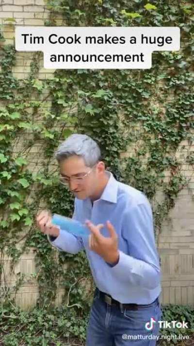 The best Tim Cook impression