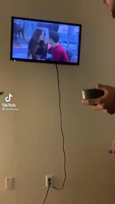 It's already broken, what's the worst that could happen? (OP: ohalvarez on TikTok)