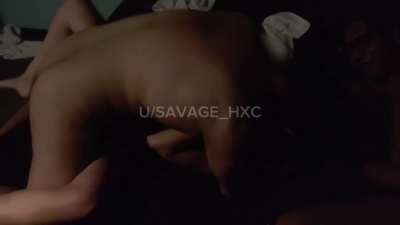 Your gf went to a club and found your bullies. She got pounded and they recorded it to send you the video