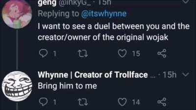 we do a little trolling.