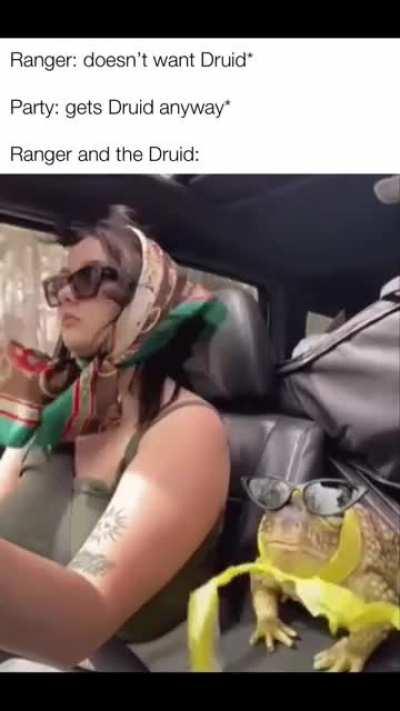 Not a Crystal Ball in sight. Just two palls living in the moment.