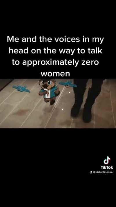 Real (the voices never leave me alone and I’m terrified of women)