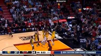 [Highlight] 9 Minutes of Bam Adebayo hitting his new favorite shot. He's shooting a career high 47% from midrange on career high volume, he has taken a very noticeable step in his game with this go to shot. Credit @ScriptsByJames for footage