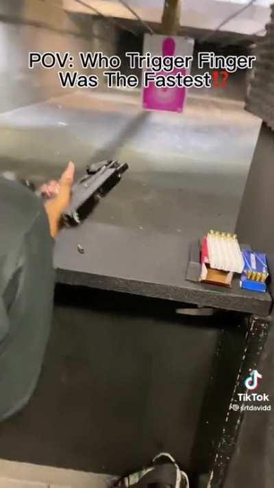 Gun range or light show?