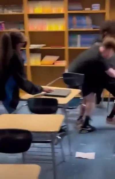Kid Gets Jumped in Class