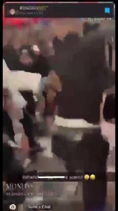 Open brawl at the Easter Show tonight