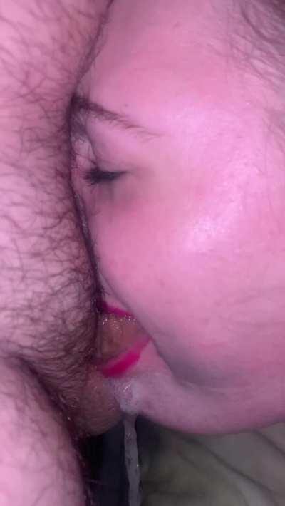 Nothing better than gag spit