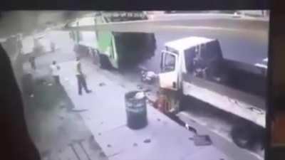 Garbage collector crushed to d in guyana