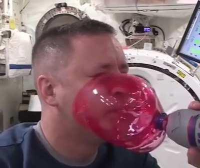Astronaut almost drowns in outerspace 