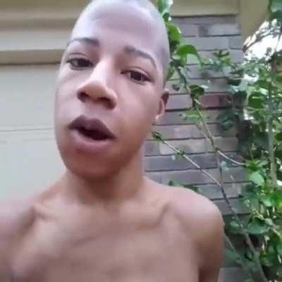 This man lives in his own world.