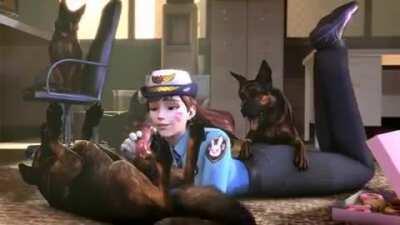 D.va K9 Unit (Overwatch)[The Firebrand + Noname55]