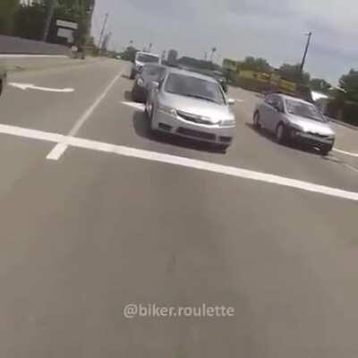 Tailgating gone wrong.