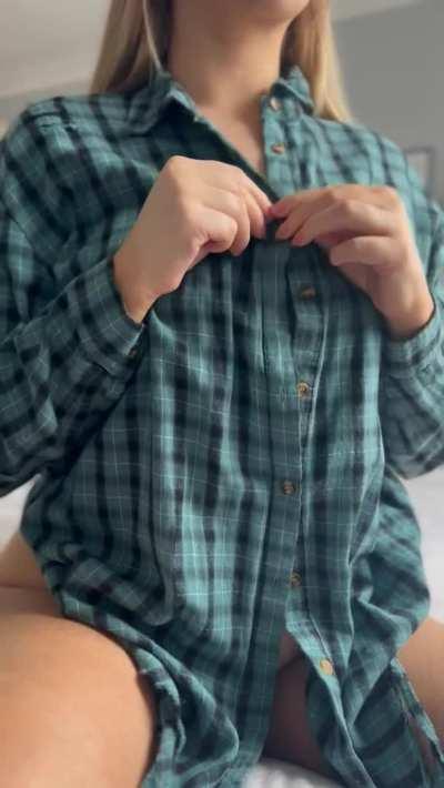 I have a little surprise for you underneath this shirt