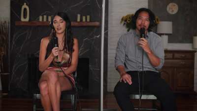 Tall Brunette Babe Aria Sloane CAn't Wait to Reignite Her Flames with Leo Vice 🔥