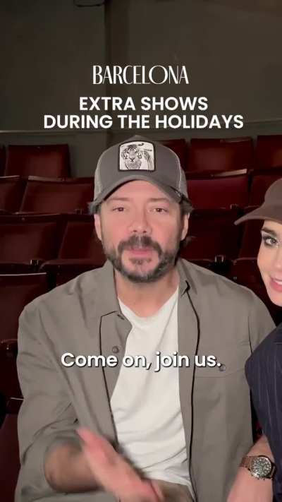 Extra shows during the holidays · Barcelona The Play until January 11th ✨🎭