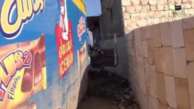 Video released by Jabhat al-Nuṣrah of a SVBIED attack on a Syrian Army Checkpoint [Syria] (February, 2013)