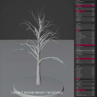 Albero - Tree generator 🌴 Including several presets and some materials. Free for a few days on (greenbaburu) Gumroad