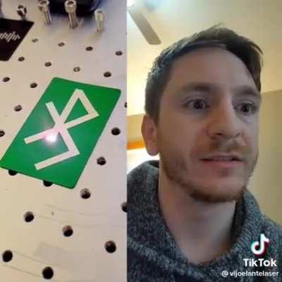 Just a Bluetooth Logo💀💀.....