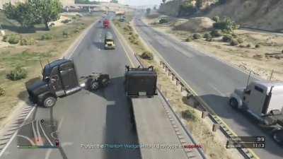 Don't think he was happy I stole his trailer 🙄