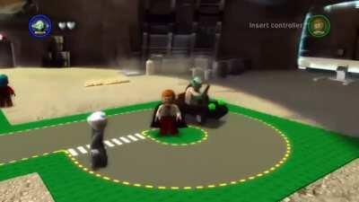 Lego Yoda conduce su Honda Civic por 15 segundos