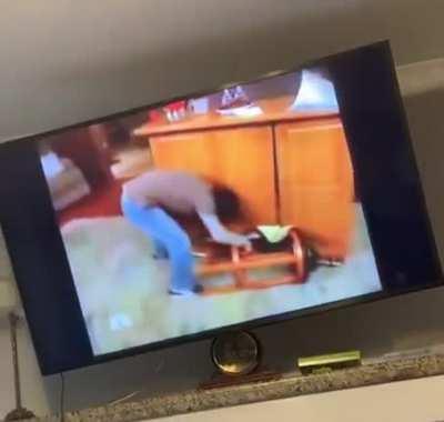 This pedophile couldn’t handle the heat.