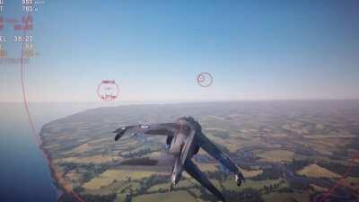 Ah yes gaijin, 4 missiles that can do this at 9.3, on a plane that has accel like its a 10.7. AND its a premium so now we can have brainless wallet warriors spamming sraams at us in our mig15's and sabres. Balans. (Sorry for bad quality, recording softwar