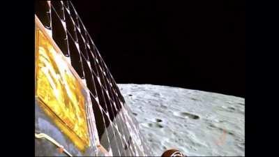 Interpolated Lander Imager Camera 4 video provided by ISRO