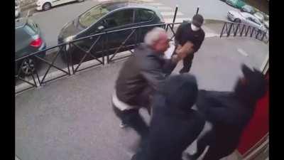 French Shop Owner Epically Fights Off Three Thugs Trying To Rob His Establishment
