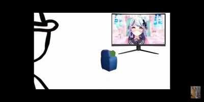 I need the sauce of the hentai inside the video