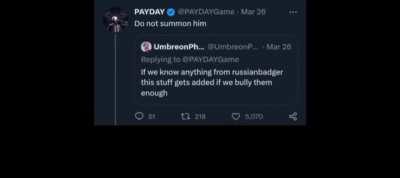 Guys, The Badger. Run away from him.