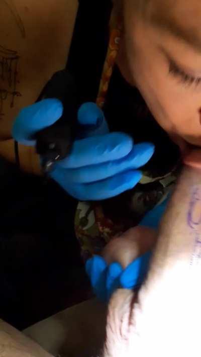 Dick tattoo from professional 