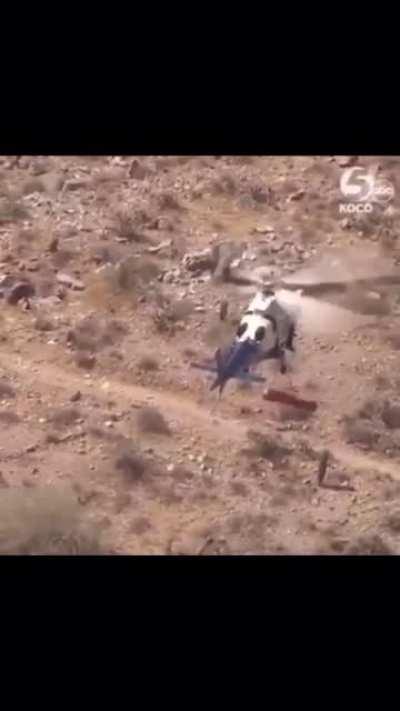 What could go wrong airlifting someone to safety