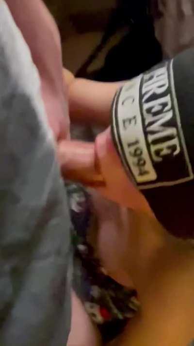 Being a good little throat slut for daddy!