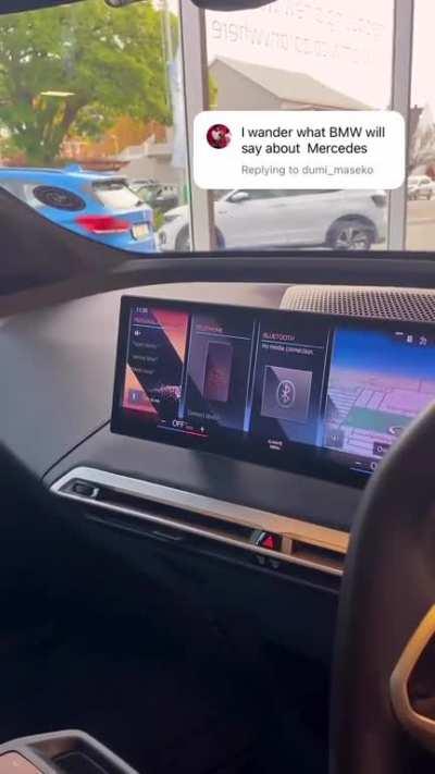 Mercedes and bmw giving opinion on each other