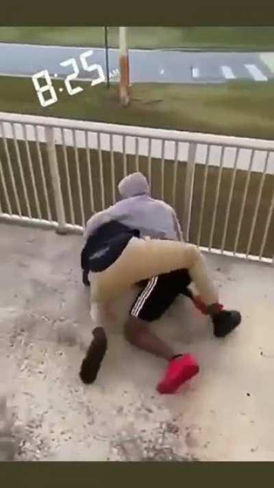 He got thrown overboard