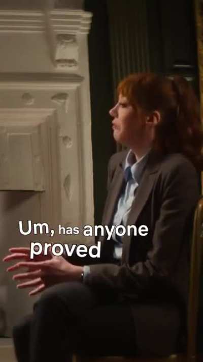 Brothers, she's coming after all our Fictional religion with her logic 😡🤬