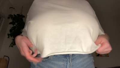 Going braless so I had to show them off