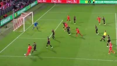 Calm as you like, he's Virgil van Dijk